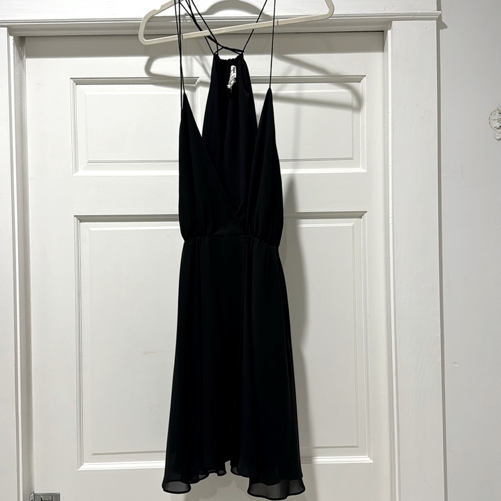 Haute Hippie. Black mini dress. Size M